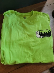 Vintage Hanes Green Keep Charlotte Beautiful Keep America Beautiful T Shirt Size - Picture 1 of 4
