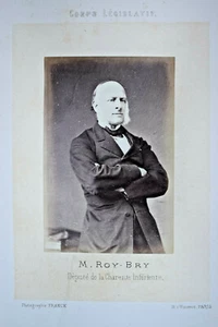 EUGENE ROY BRY Charente PHOTOGRAPHIE Albumine FRANCK Corps Legislatif 1864 - Picture 1 of 2