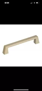 Amerock Cabinet Pull Golden Champagne 5-1/16 inch (128 mm) Set Of 6 - Picture 1 of 2