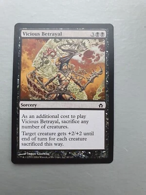 Vicious Betrayal , MTG Fifth Dawn (2004). Common Black Sorcery NM - Image 1 of 2