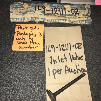 Yamaha XS360 1976-1977 XS400 1977-1982 OEM Engine Inlet Valve 1L9-12111-02 NWOB - Image 1 of 4