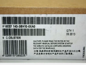6ES7 143-3BH10-0XA0 NEW SIEMENS BASIC MODULE 6ES7143-3BH10-0XA0 - Picture 1 of 1
