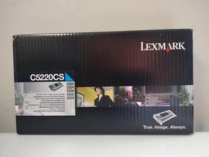 New ! GENUINE Lexmark C522 c524 C530 C532 C534 Cyan Toner C5220CS C522-0CS - Picture 1 of 10