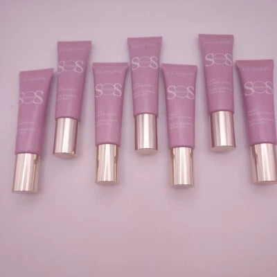 LOT OF 7 Clarins SOS Face Primer LAVENDER Brightens Sallow Skin WHOLESALE DEAL! - Image 1 of 4