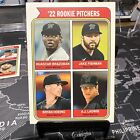 2023 Topps Heritage MLB ‘22 Rookie Pitchers #492 Quad Player Insert