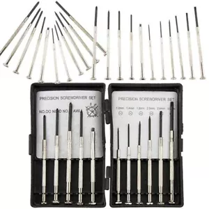 US 11 Pcs Mini Screwdriver Set Hand Tool Repair Kit for Eyeglasses Laptop Watch - Picture 1 of 1