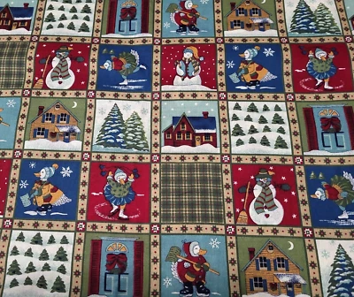 Christmas Faux Patchwork BTY The Kesslers for Concord Fabrics - Image 1 of 3
