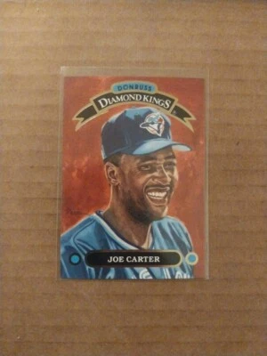 1991 DONRUSS BASEBALL JOE CARTER #DK3 DIAMOND KING TORONTO BLUE JAYS - Image 1 of 2