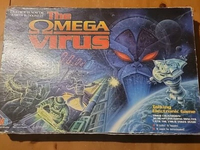 The Omega Virus Board Game Milton Bradley  incomplete Electronic Tested Works - Image 1 of 4