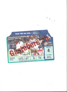 Sammler Ticket : 1.FC KÖLN - BAYERN MÜNCHEN, Bundesliga, Saison 1997 / 1998 - Bild 1 von 1
