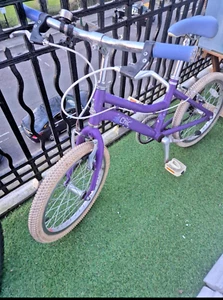Raleigh Chic 18" Girls Bike - Purple - good condition - Picture 1 of 2
