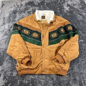 Ottway Australia The Rarebird Fleece Lined Jacket Brown Men's XXL Aztec NWT - Picture 1 of 10