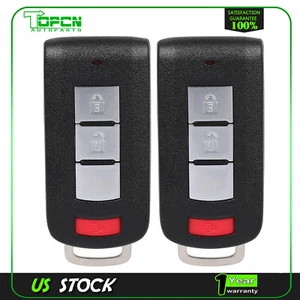 2x Remote Car Key Fob For Mitsubishi Lancer 2008-2017 OUC644M-KEY-N - Picture 1 of 9