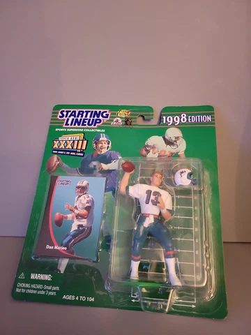(1998) Starting Lineup Super Bowl XXXIII Dan Marino Miami Dolphins Figure, MINT! Cover