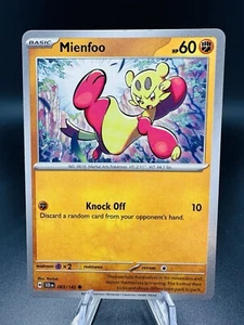 Pokemon TCG - Mienfoo 83/142 - Stellar Crown 2024 - Picture 1 of 2
