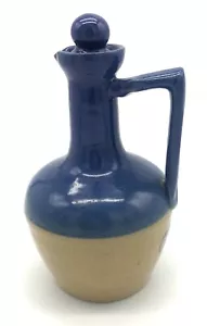 Vintage Mid Century Stoneware Liquor Bottle Jug Decanter FEDERAL LAW FORBIDS - Picture 1 of 9