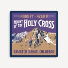 Autocollant autocollant montagne Mount of the Holy Cross Colorado années 14