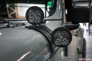 VR A-Pillar Adjustable Light Bracket Kit for Jeep Wrangler JL | Gladiator JT 18+ - Picture 1 of 10