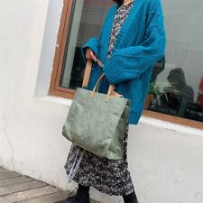 Green Lady Kraft Paper Totes Messenger Bag Shoulder Bag Fashion Handbag