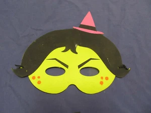 NWT Felt Mask Cat Pumpkin Owl Frankenstein Skeleton Witch Halloween Costume Acsr - Picture 1 of 13