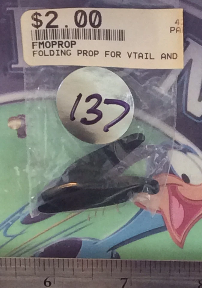 Rc Helicopter FMOPROP Folding Prop For:V Tail & F OrignalNewOldStock🇺🇸Shipped - Image 1 of 2