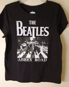 Beatles T-Shirt Abbey Road Medium schwarz John, Paul George, Ringo - Bild 1 von 4