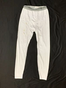Vintage Champion C9 White Ankle Length Pants Base Layer Sz Medium - Picture 1 of 4