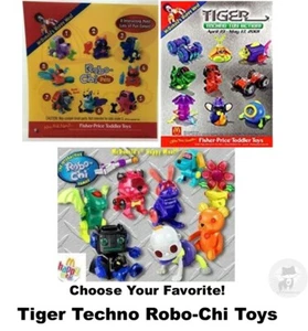 McDonald's 2001/2002 Tiger Techno & Robo-Chi (Poo-Chi)Toys-Pick! - Picture 1 of 21