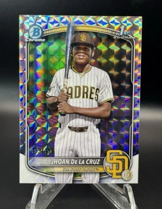 🔥2025 Bowman cromo #BCP-223 Jhoan De La Cruz refractor geométrico #/499 - Imagen 1 de 2