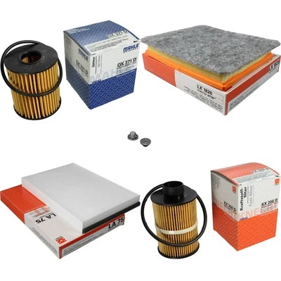 MAHLE Inspección Set Filtro Para Opel Astra H 1.3 CDTi - Imagen 1 de 4