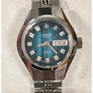 CITIZEN 28800 Automatico 21Jewels Impermeabile Acciaio Inox Tondo B13551 - Foto 1 di 9