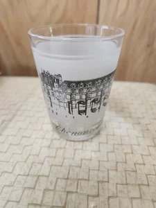 Chateau De Chenonceau Castle Souvenir Shot Glass France Vintage - Picture 1 of 4