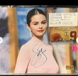 Selena Gomez handsigniertes handsigniertes authentisches 8x10 Foto mit COA - Bild 1 von 3