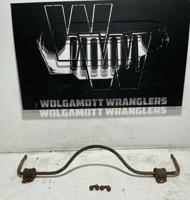 Jeep TJ Wrangler Rear Suspension Stabilizer Sway Bar Assembly 97-06 w/ BOLTS - Image 1 of 4