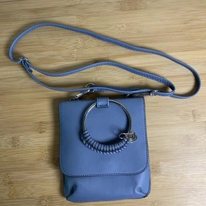 Carlos by Santana blue Small Crossbody hipster swing bag handbag - Picture 1 of 11