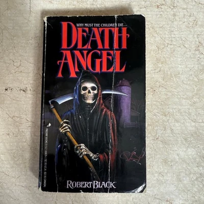 Death Angel By Robert Black Vintage 80s Paperback Horror 1st Print - Image 1 of 4