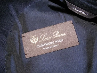 ABRIGO DEPORTIVO PARA HOMBRES TALLA 40 A MEDIDA EXTRA AJUSTADO LORO PIANA CACHEMIR DESEO ITALIA Foto 1 de 4