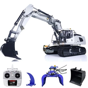 1/14 946-3 10CH Raupenbagger RC-Hydraulikbagger Metallgreifer Schaufelaufreißer - Bild 1 von 24