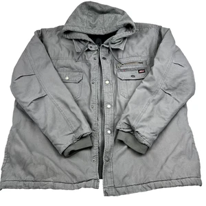 Chaqueta Dickies para Hombres 3XL Gris Edredón Forrado Lona Algodón Con Capucha Ropa de Trabajo Utilidad - Imagen 1 de 24