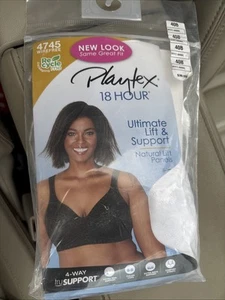 Weißer Playtex Damen 18 Stunden ultimativer bügelloser Lift- und Support BH 40B - Bild 1 von 2