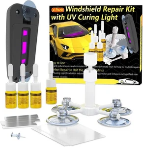 Windshield Crack Repair Kit, Kit for Chips and Cracks, Car... - Picture 1 of 6