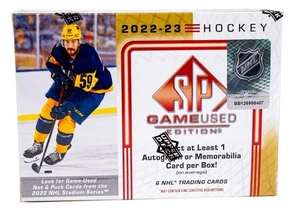 2022/23 UPPER DECK SP GAME USED HOCKEY HOBBY BOX - Picture 1 of 8