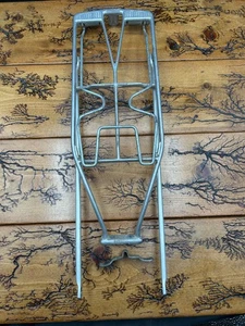 Vintage PLETSCHER Modell C Aluminium Rattenfalle Feder hinten Fahrradträger - Bild 1 von 5