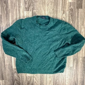 Brooks Brothers 100% Merinowolle Rundhals Pullover Herren Grün Gebraucht - Bild 1 von 5