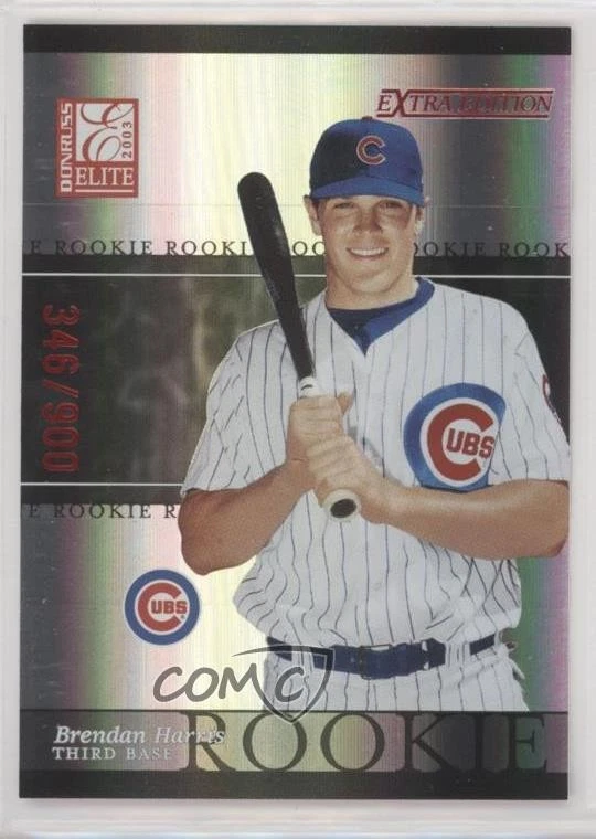 2003 Donruss Elite Extra Edition /900 Brendan Harris #49 Rookie RC - Image 1 of 2