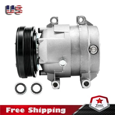 A/C Compressor & Clutch For 2000-2004 Chevrolet Corvette 68277 1137008 1137026 - Image 1 of 4
