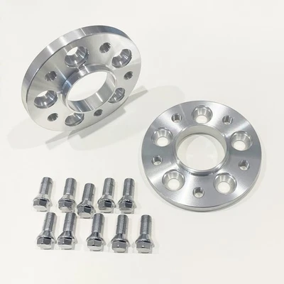2pcs 15mm bolt circle adapter 5x120 to 5x112 72.6-66.6 M14x1.25 for BMW change - Image 1 of 4
