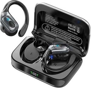 Wireless Bluetooth Earbuds, 75Hrs Playback, LED Display Charging Case, Ear Ho... - Picture 1 of 1