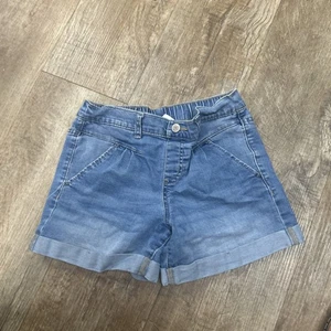 Wonder Nation Girls Jean Shorts Size 14/16 - Picture 1 of 3