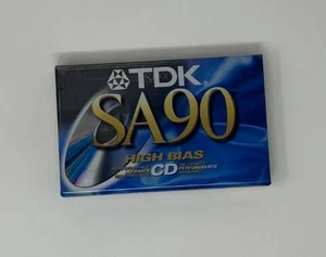 Cinta de casete de audio de alto sesgo TDK SA 90 sellada nueva - Imagen 1 de 2